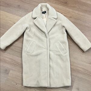 Express Cream Teddy Jacket